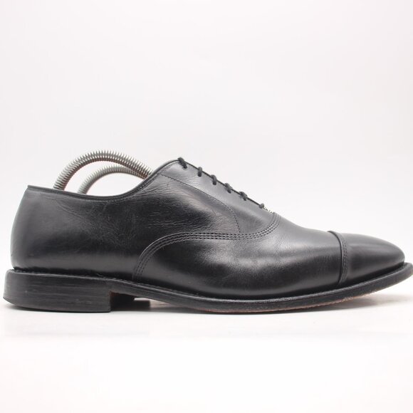 Allen Edmonds “Park Avenue” Men's Size 9 D Cap-Toe Oxfords Black